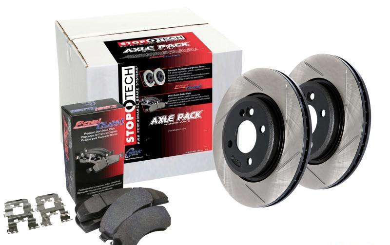 Street Axle Pack Front Slotted - StopTech 2012-15 Hyundai Veloster  and more
