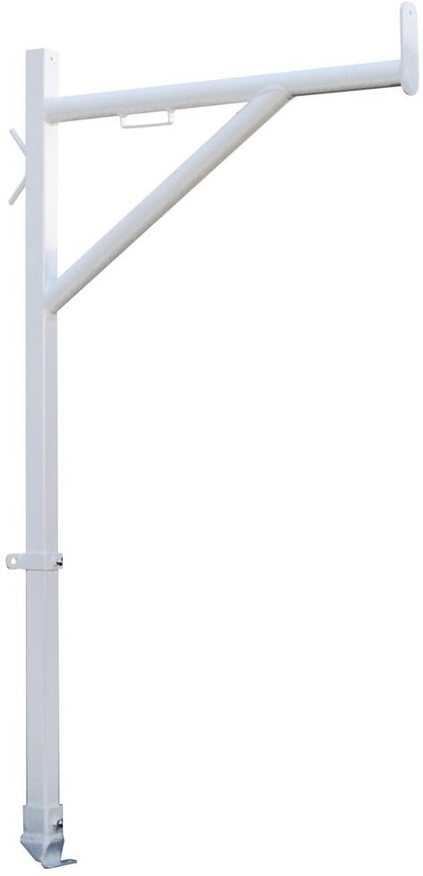 Ladder Rack Single Powdercoated White - Westin Universal