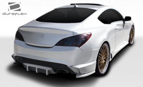 Extreme Dimensions 2010-2016 Hyundai Genesis 2DR Duraflex TP-R Rear Lip Under Spoiler Air Dam with Diffuser - Extreme Dimensions  Hyundai Genesis