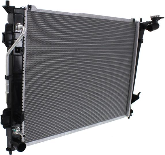 Radiator 25x 18.62x 0.63 In Single - Replacement 2011-2013 Sonata 4 Cyl 2.4L