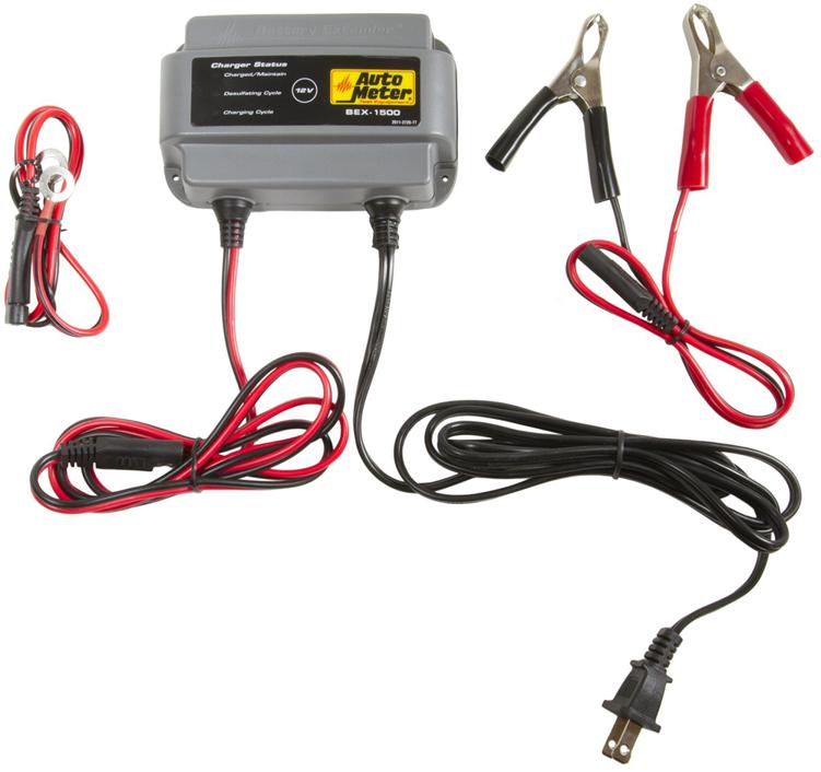 Battery Charger 1.5 A 12v Single Extender Series - Autometer Universal