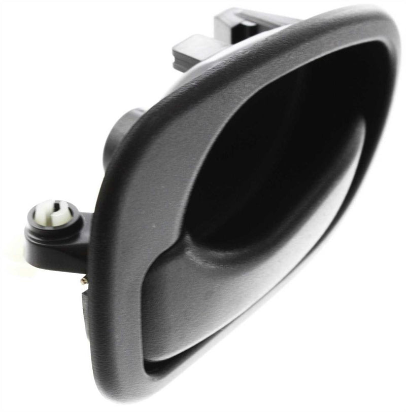 Exterior Door Handle Left Set Of 2 Textured Black W/ Key Hole - Replacement 1995 Accent 4 Cyl 1.5L