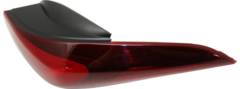 Tail Light Set Of 2 Clear Red W/ Bulb(s) - Replacement 2014 Elantra Coupe