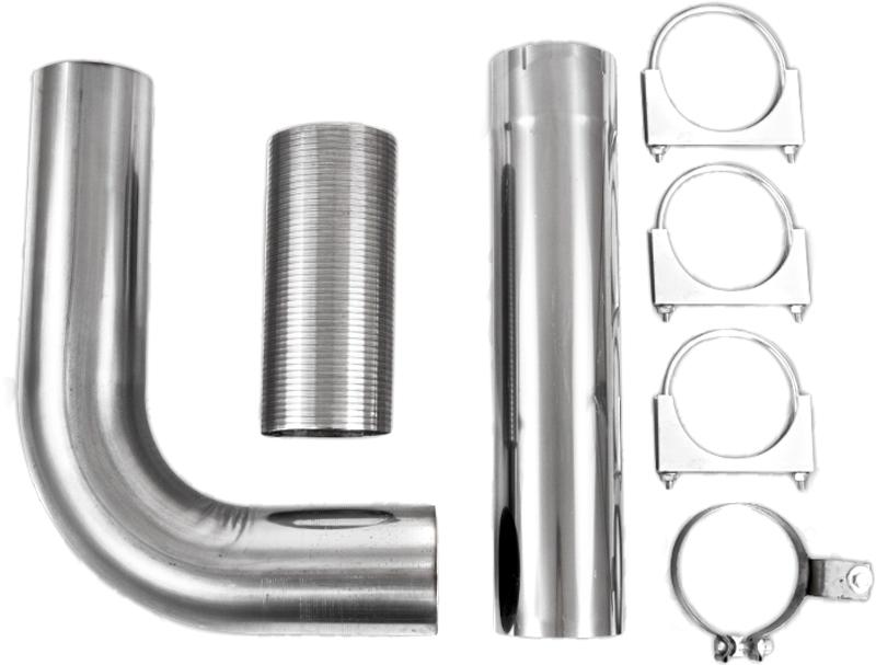 Exhaust Stack Kit Natural Stainless Steel Xp Series - MBRP Universal