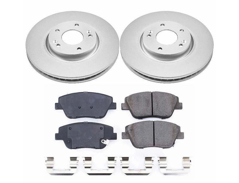 Brake Kit Front Geomet Coated Z17 Evolution - Power Stop 2010-15 Hyundai Sonata