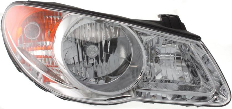 Headlight Right Single Clear W/ Bulb(s) Capa Certified - ReplaceXL 2007-2008 Elantra