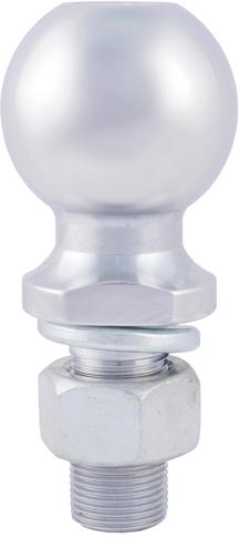 Hitch Ball Single Chrome Steel - Curt Universal