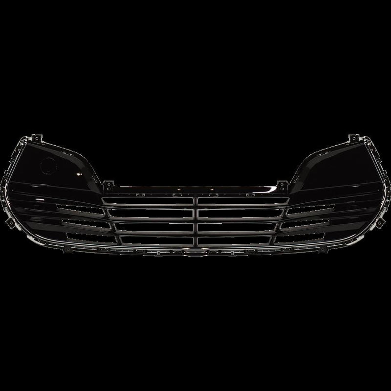 Bumper Grille Single Black - Replacement 2012-2017 Veloster