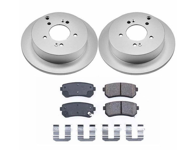 Brake Kit Rear Geomet Coated Z17 Evolution - Power Stop 2010-15 Hyundai Tucson