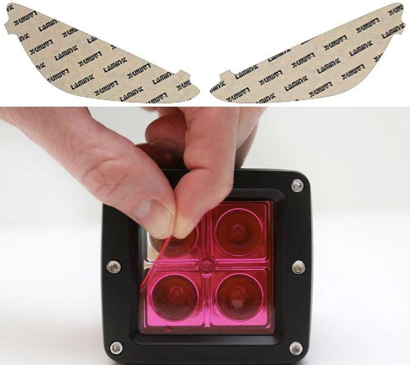 Fog Light Cover Pink HY124P - Lamin-X 2013-14 Hyundai Elantra