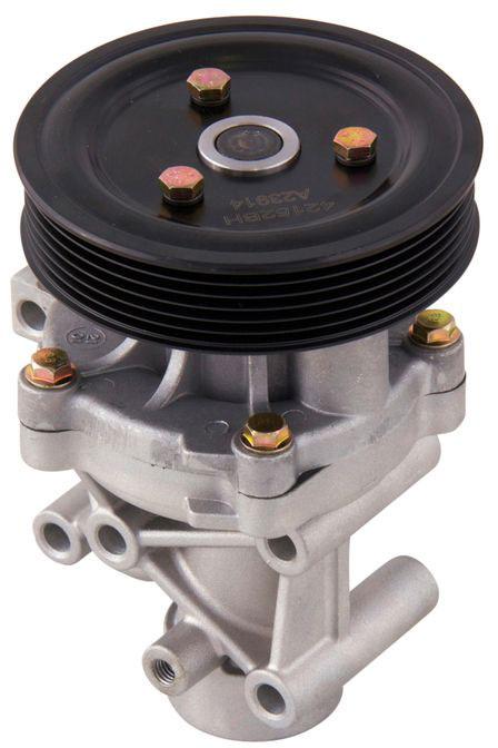 Water Pump Single Natural Aluminum W/ Pulley - Gates 2012-2013 Tucson 4 Cyl 2.0L
