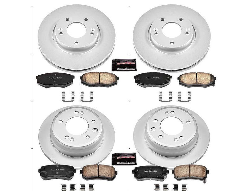 Brake Kit Front Rear Geomet Coated Z17 Evolution - Power Stop 2010-12 Hyundai Tucson