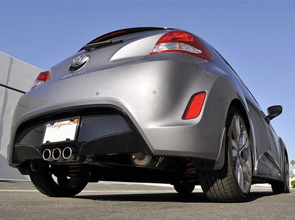 Catback Exhaust Polished Stainless DT-S - ARK 2011-18 Hyundai Veloster 4Cyl 1.6L