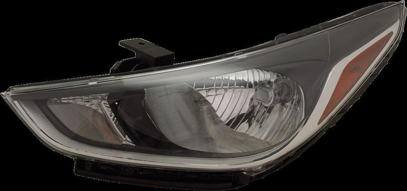 Headlight Left Single Clear W/ Bulb(s) - Replacement 2018 Accent
