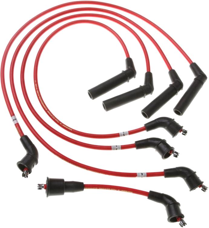 Spark Plug Wire Set Of 4 Intermotor - Standard 1990-1991 Excel 4 Cyl 1.5L