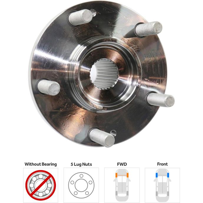 Wheel Hub Set Of 4 - TrueDrive 2005-2006 Tucson 4 Cyl 2.0L