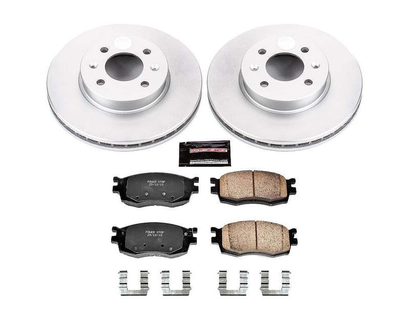 Brake Kit Front Geomet Coated Z17 Evolution - Power Stop 2006-11 Hyundai Accent