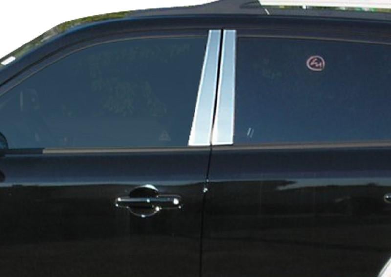 Pillar Post Trim 4 Piece Stainless - Quality Auto Accessories 2005-09 Hyundai Tucson