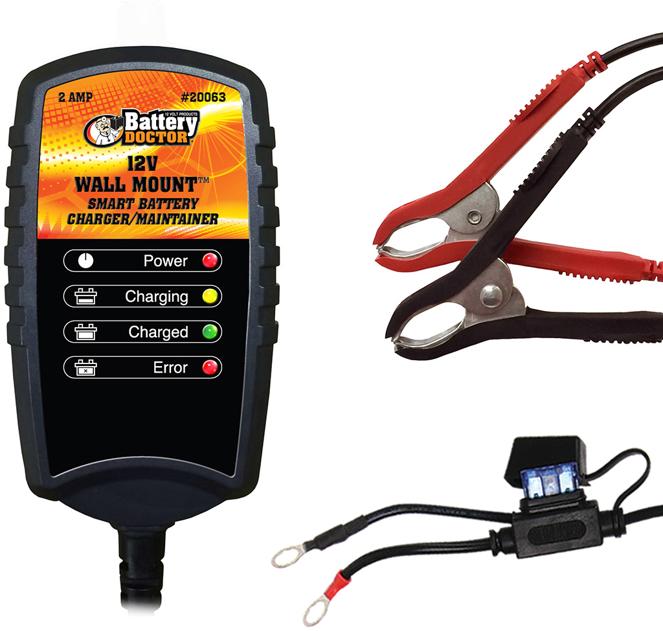 Battery Charger 2 A 12v Single Smart Series - Battery Doctor Universal