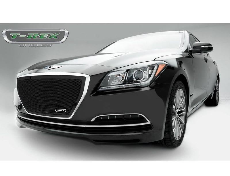 Grille 1 Pc Black Overlay Upper Class - T-Rex Grilles 2015 Hyundai Genesis Sedan