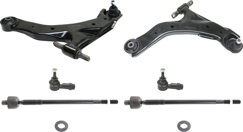 Control Arm Set Of 6 W/ Ball Joint(s) W/ Bushing(s) - TrueDrive 2005-2006 Tiburon 4 Cyl 2.0L