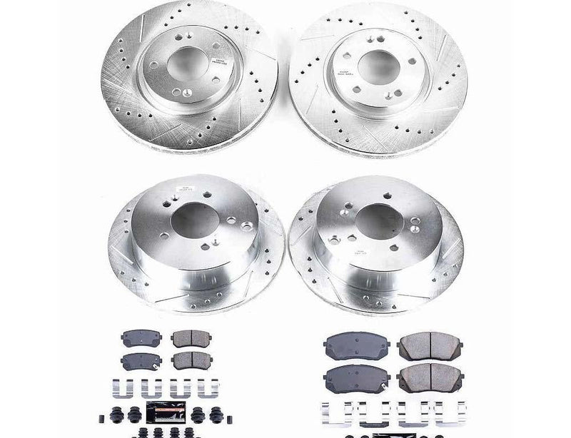 Brake Kit Front Rear Z23 Evolution Sport - Power Stop 2010-15 Hyundai Tucson