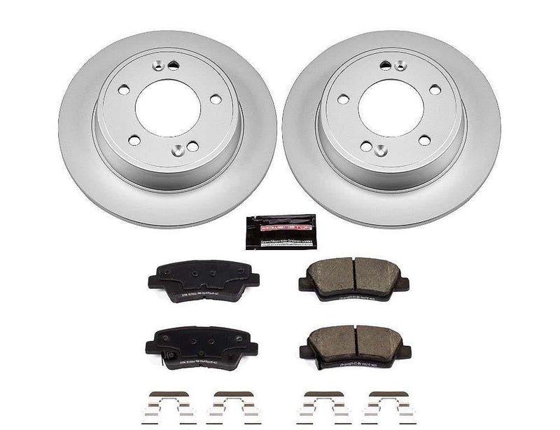 Brake Kit Rear Geomet Coated Z17 Evolution - Power Stop 2012-17 Hyundai Veloster