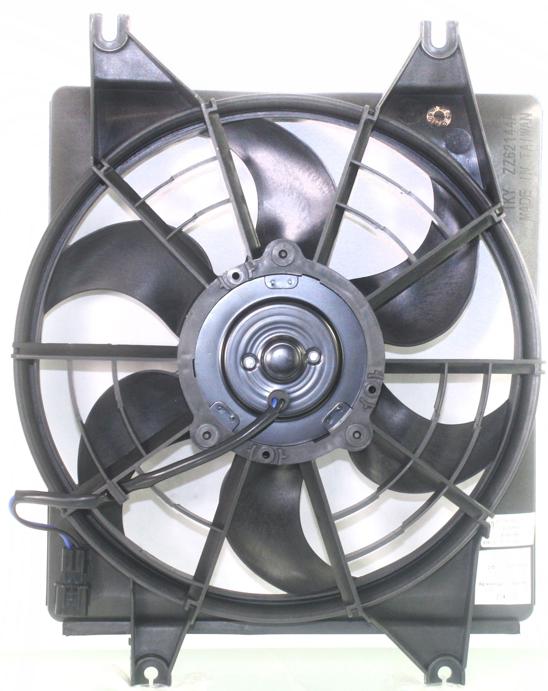 Cooling Fan Assembly Single - Item Auto 1995 Accent 4 Cyl 1.5L