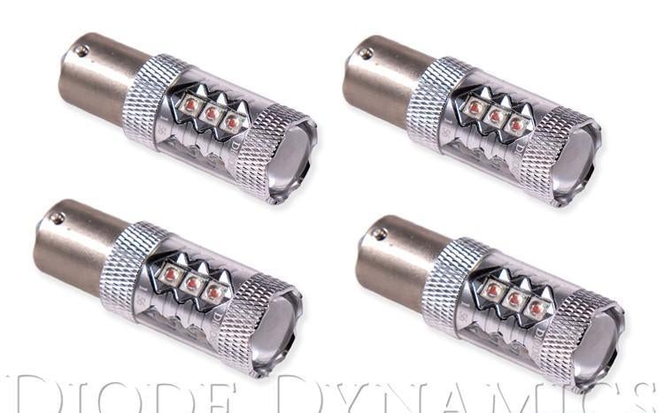 Bulbs 4 Red LED 1156 XP80 - Diode Dynamics 2012-17 Hyundai Veloster  and more
