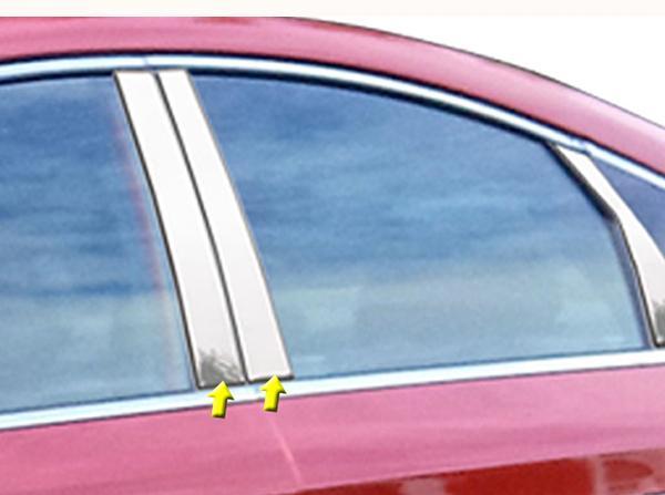 Pillar Post Trim Kit 4 Piece - Quality Auto Accessories 2015-17 Hyundai Sonata