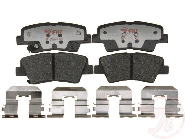Brake Pad Set Set Of 2 Ceramic And Semi-metallic Eht Series - Raybestos 2008 Sonata 4 Cyl 2.4L