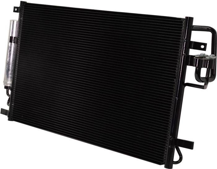 Ac Condenser 24.81x 14.69x 0.63 In Single Aluminum - Kool Vue 2005-2006 Tucson 4 Cyl 2.0L