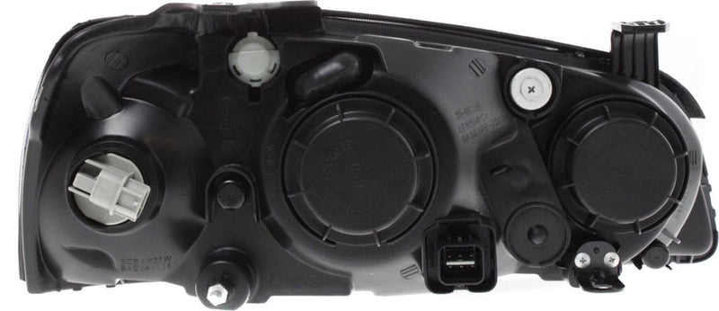 Headlight Left Single Clear W/ Bulb(s) - Replacement 2004-2006 Elantra