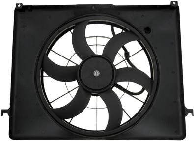 Cooling Fan Assembly Single Oe - VDO 2012-2014 Genesis 6 Cyl 3.8L