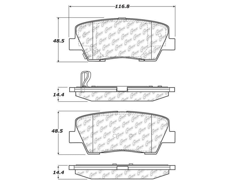 Disc Brake Rotor Rear FMSI D813 - EBC Brakes 2011-15 Hyundai Tucson 4Cyl 2.0L and more