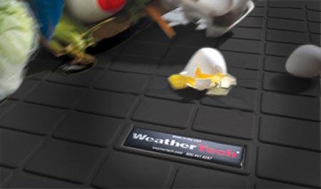 Cargo Mat Single Black Thermoplastic Digitalfit Series - Weathertech 2011-2012 Sonata 4 Cyl 2.0L