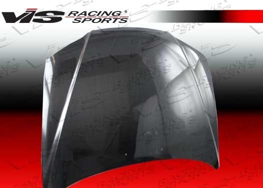 Hood Black Carbon Fiber OEM Style 04HYELA4DOE-010C - VIS Racing 2004-06 Hyundai Elantra