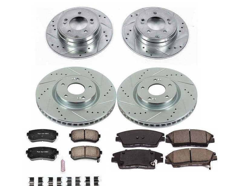 Brake Kit Front Rear Z23 Evolution Sport - Power Stop 2015-17 Hyundai Tucson