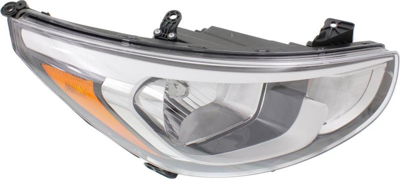 Headlight Set Of 2 Clear W/ Bulb(s) - Replacement 2015 Accent