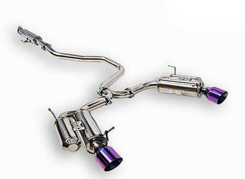 Catback Exhaust Stainless DT-S w/ Tips Tecno - ARK 2003-08 Hyundai Tiburon V6 2.7L