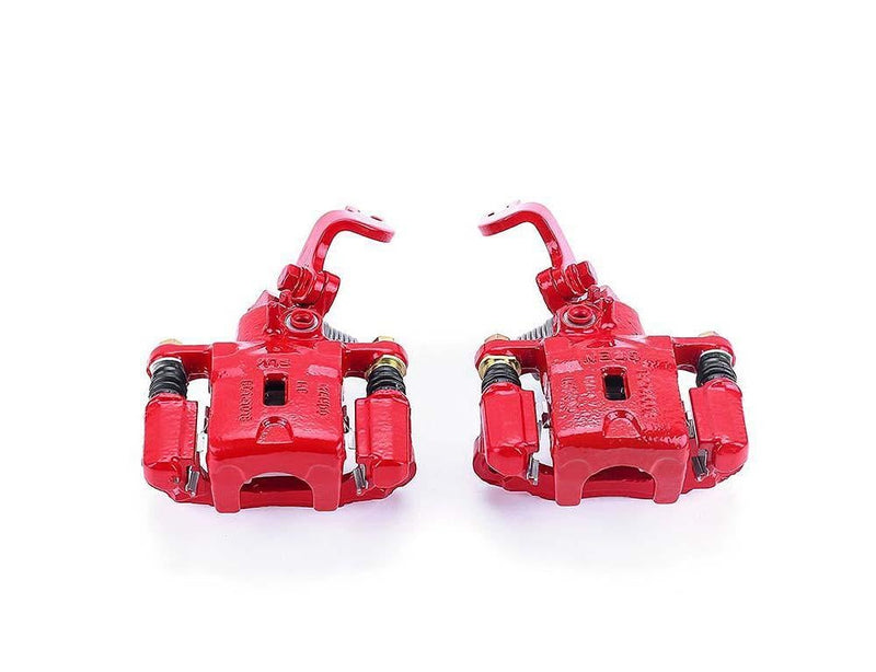Caliper Red w/ Bracket Rear Pair S3302 - Power Stop 2005-06 Hyundai Elantra