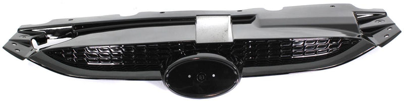 Grille Assembly Single Black Plastic - Replacement 2010-2014 Tucson