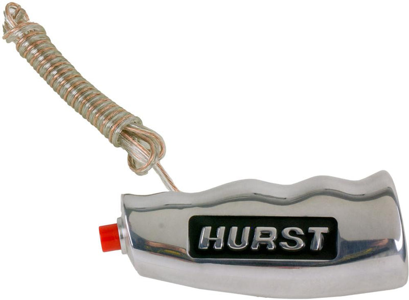 Shift Knob Single Polished Aluminum T-handle Series - Hurst Universal
