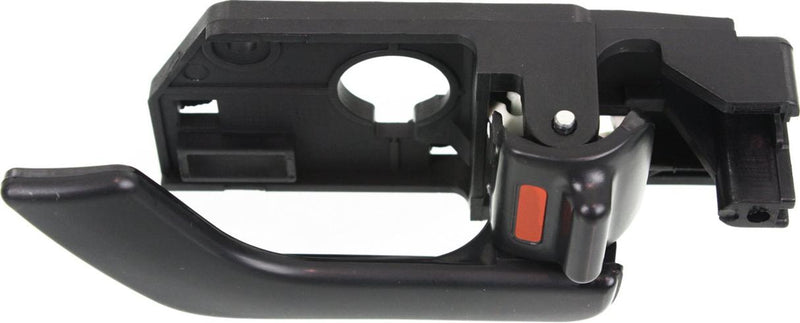 Interior Door Handle Set Of 2 Black W/ Door Lock Button - Replacement 2003-2004 Tiburon 4 Cyl 2.0L