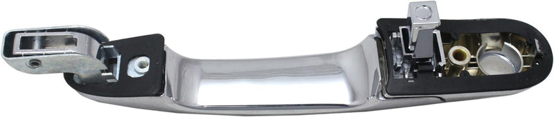 Exterior Door Handle Left Single Chrome W/ Key Hole - Replacement 2005-2006 Tucson 4 Cyl 2.0L