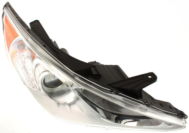 Headlight Set Of 2 Clear ; White Capa Certified W/ Bulb(s) - Replacement 2011-2012 Sonata