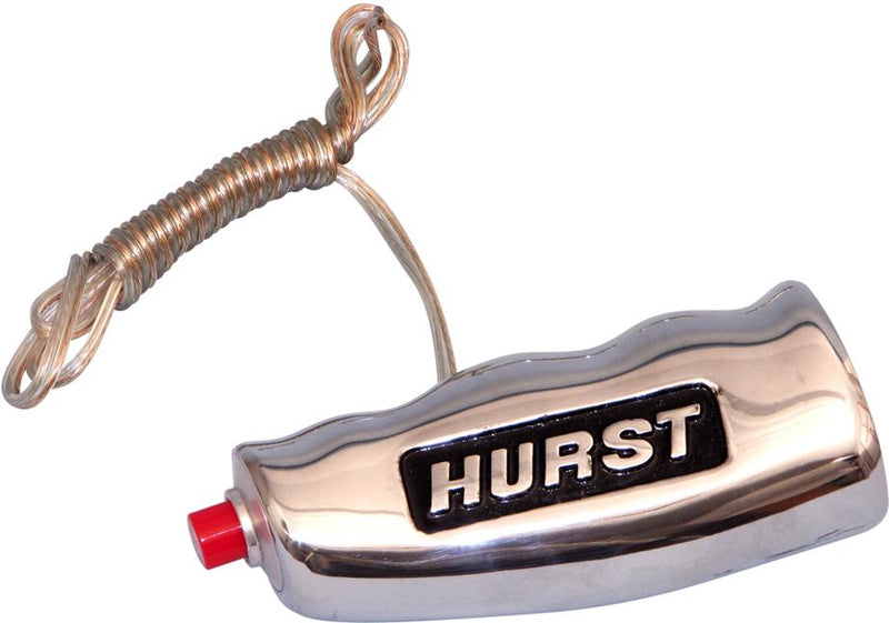 Shift Knob Single Brushed Aluminum T-handle Series - Hurst Universal