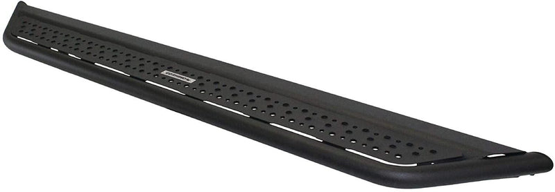 Nerf Bars Set Of 2 Textured Black Steel Dominator D6 Series - Go Rhino Universal