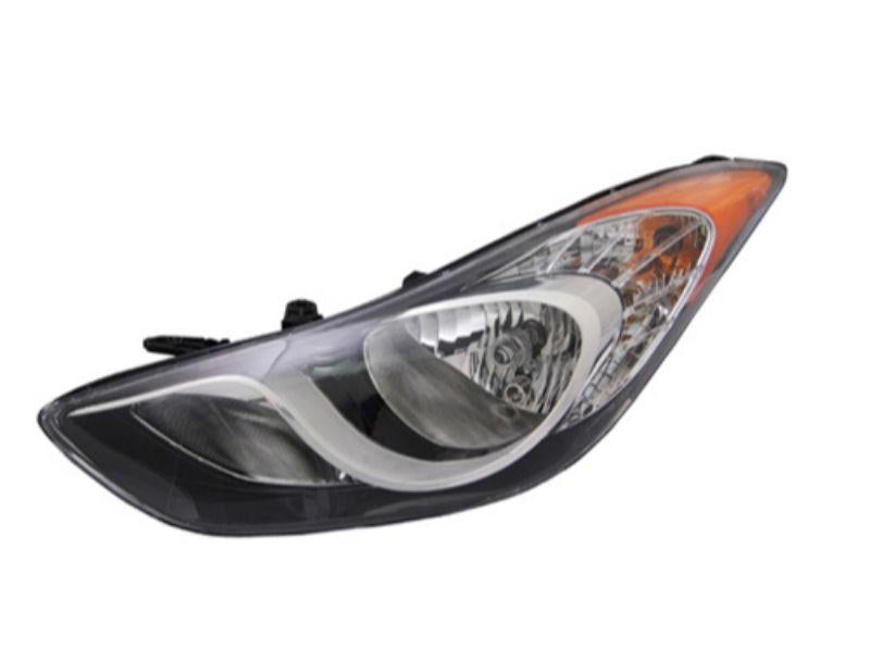 Headlight Complete 20-12552-00 - TYC Genera 2011-13 Hyundai Elantra