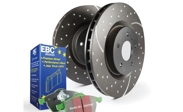 Disc Brake Pad & Rotor Kit Rear DP21769+GD7563 S10KR - EBC Brakes 2011-15 Hyundai Tucson 4Cyl 2.0L and more